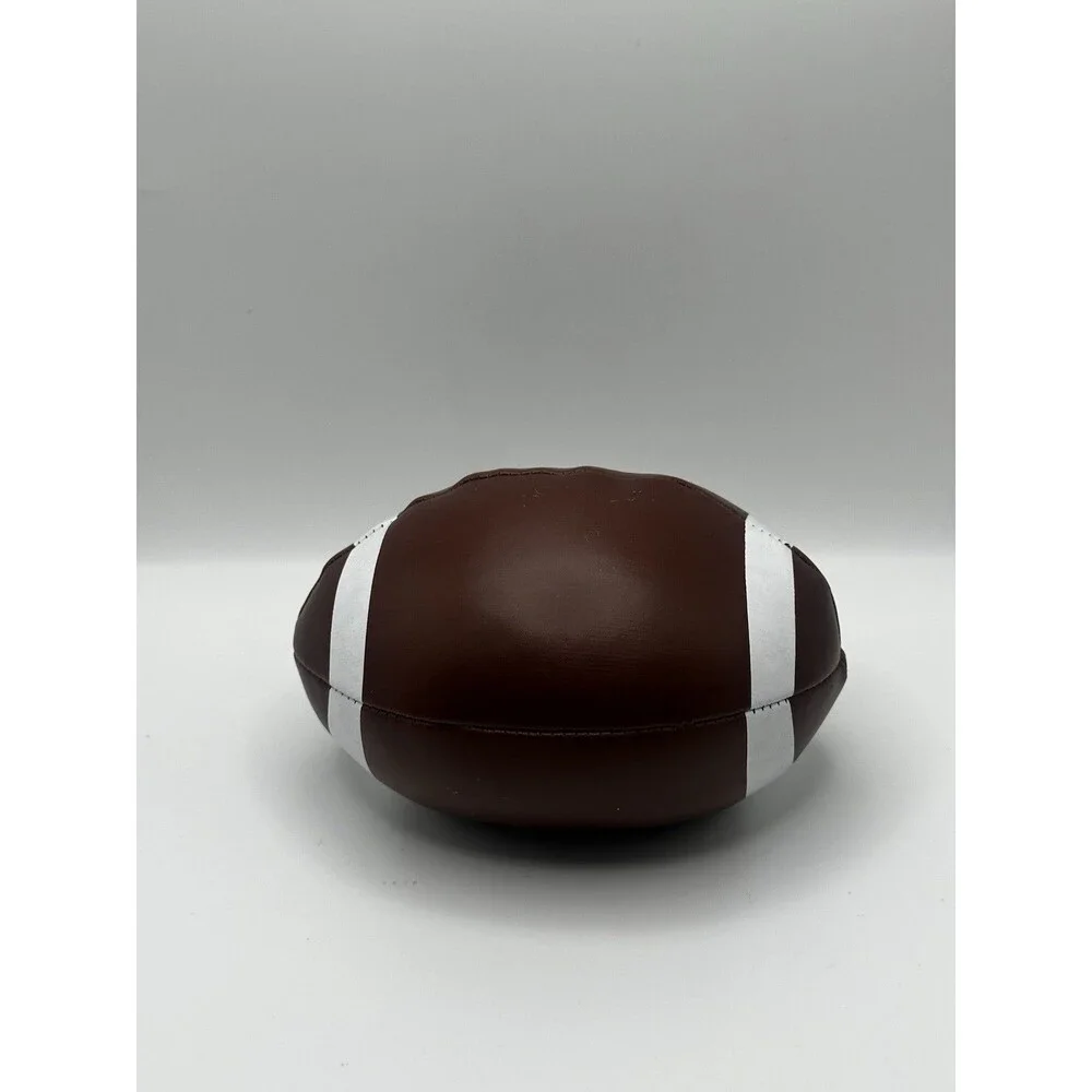Little Tikes Soft Plush Football Toy Brown White Stitched Vinyl Kids”